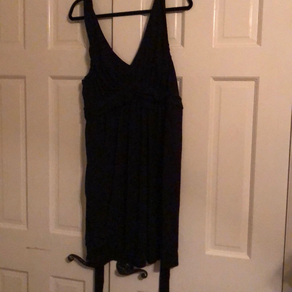Black maternity dress